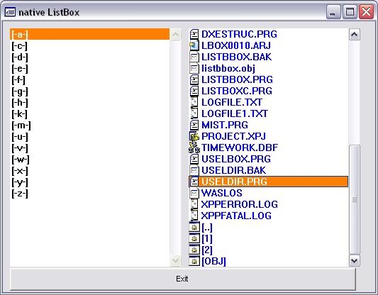 &quot;native&quot; ListBox mit API DlgDirList() füllen